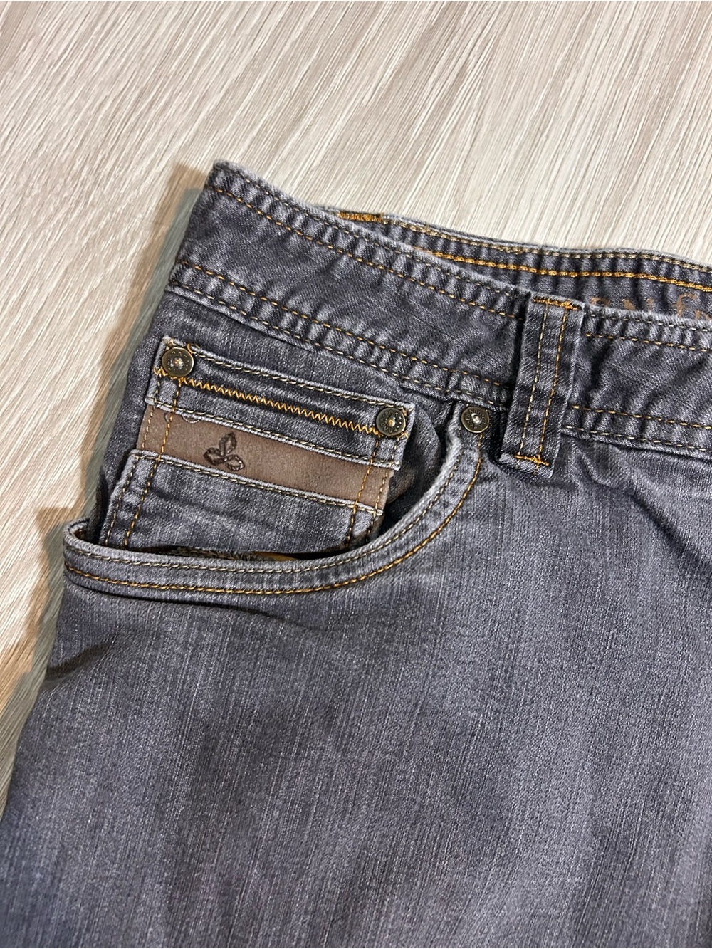 Prana Men's Straight Jeans - Charcoal Gray - Picture 2 of 4